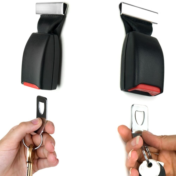 Buckle Up Seat Belt Safety Seatbelt Key Holder Rack Hook