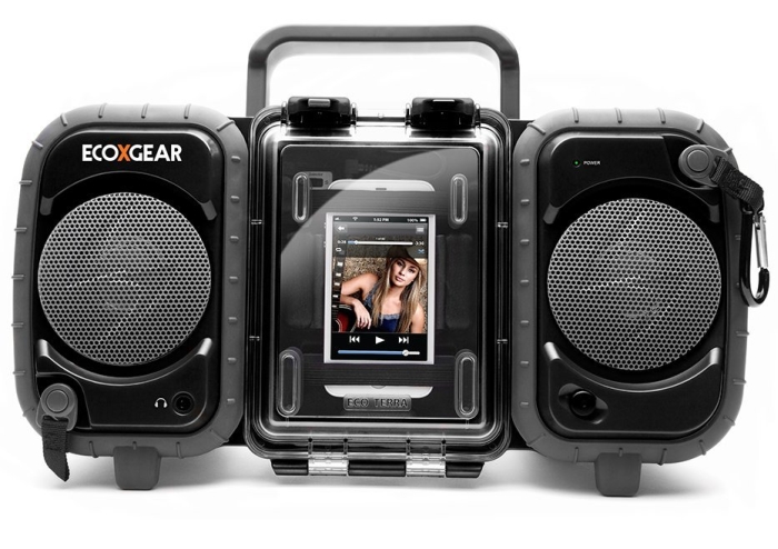Rugged and Waterproof Stereo Boombox