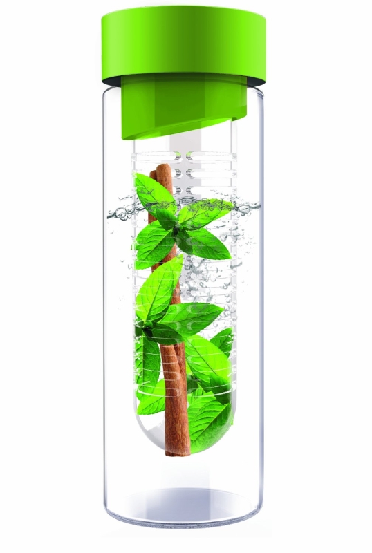 Flavour It Glass Water Bottle with Fruit Infuser