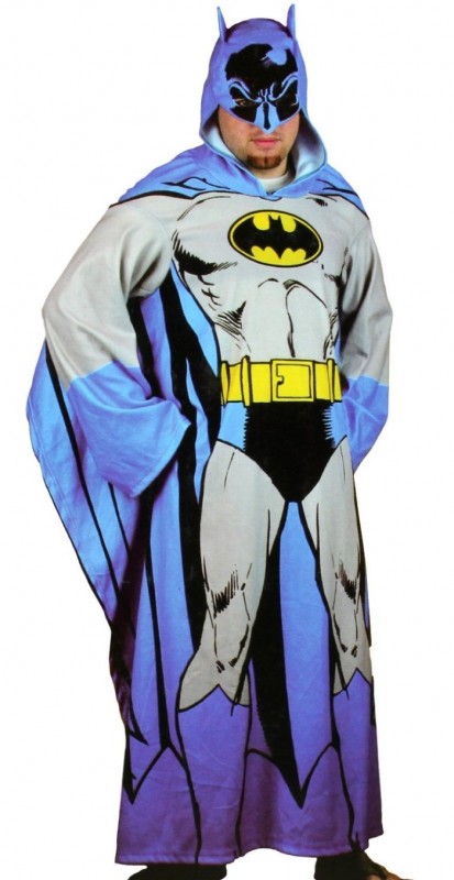 Batman Hooded Cozy Blanket with Sleeves