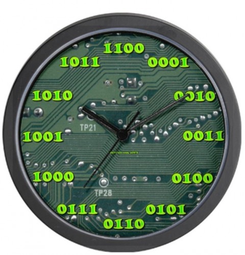 desktop binary clock windows 10