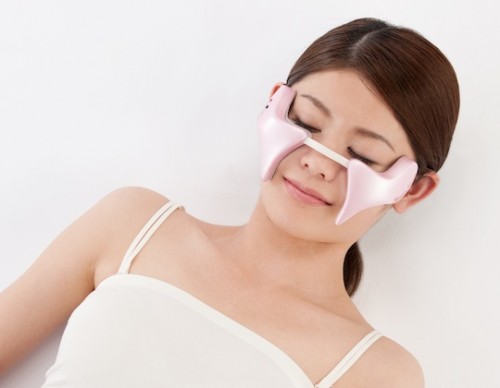 Cheek muscle slack stimulation