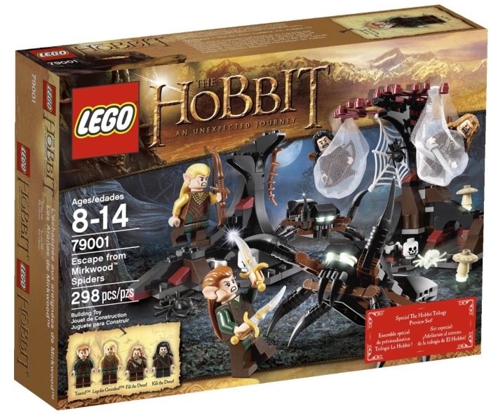 LEGO The Hobbit Escape from Mirkwood Spiders