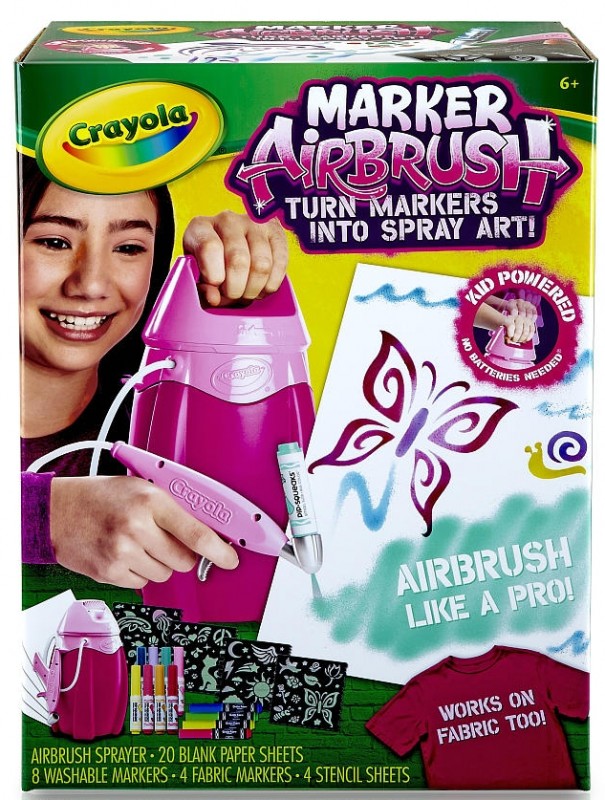 Pink - Crayola Marker Airbrush Kit