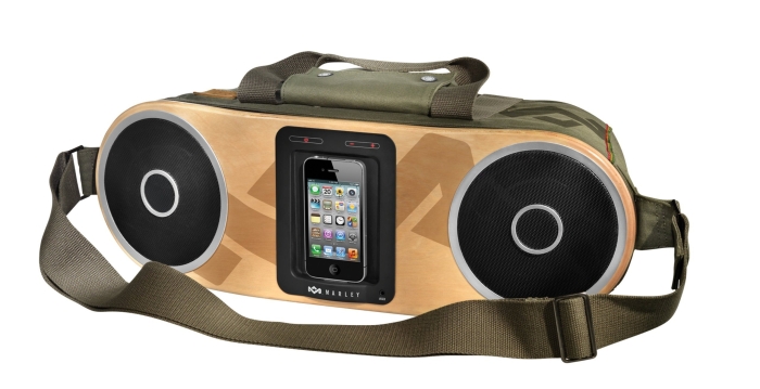 Amazon.com  House of Marley Bag of Rhythm Portable Audio System for iPod and iPhone - MAIN