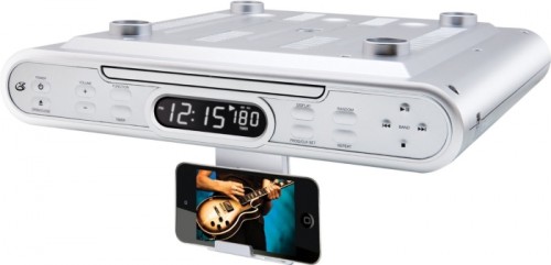 Under Cabinet CD Player With AM FM Radio   285 500x241 