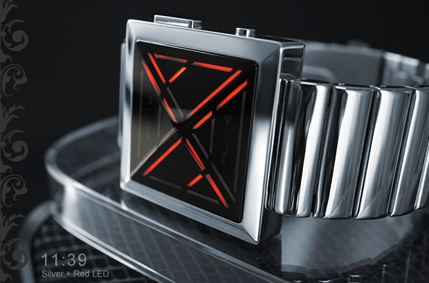 kisai_x_silver_watch_red_led