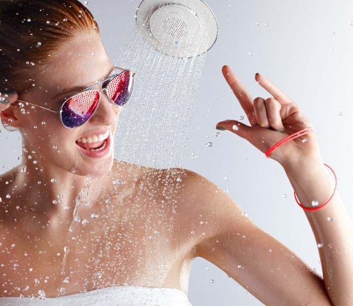 Moxie Showerhead and Wireless Speaker