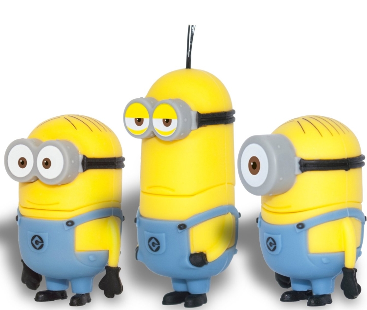 Despicable Me 2 Minions 3 Pack 16GB USB Flash Drive