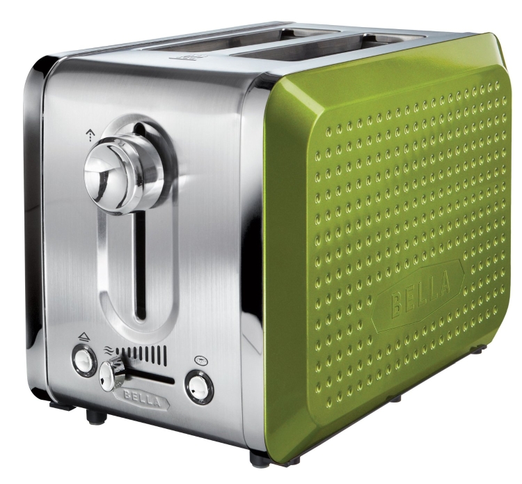 Dots 2 Slice Green Toaster