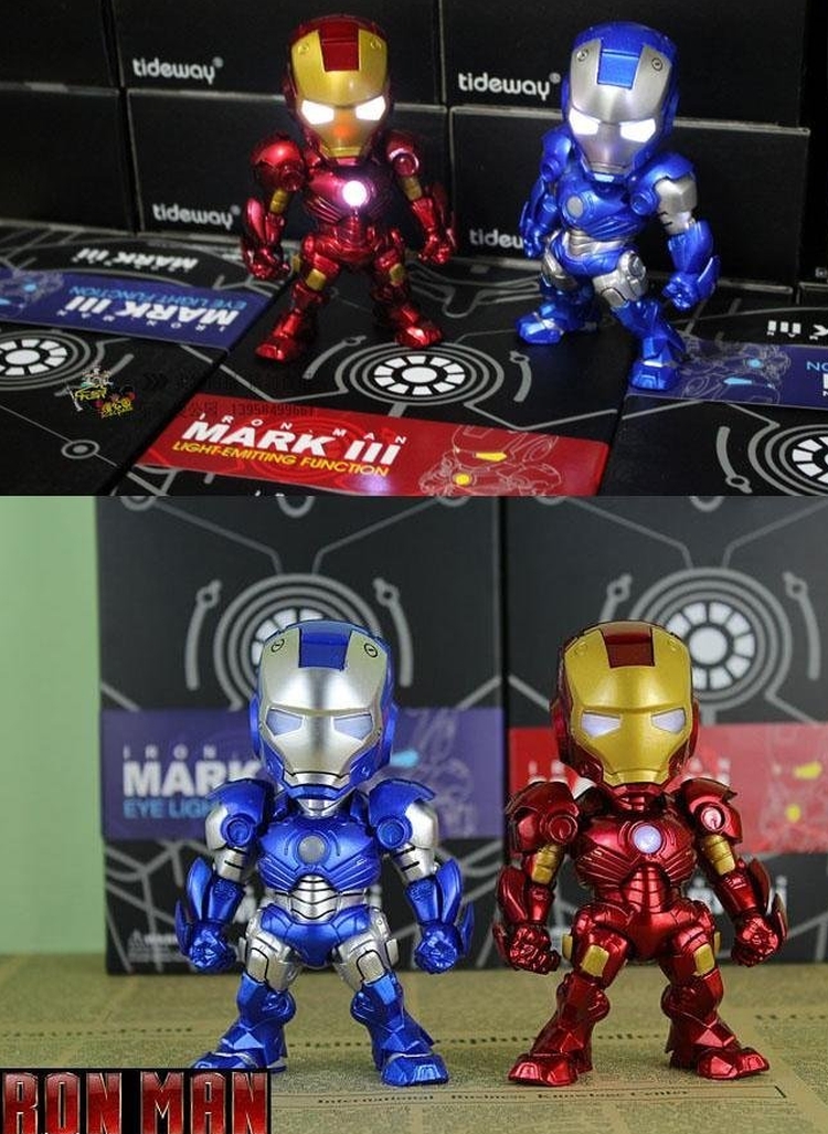 IRON MAN TOY Voice control operated switch LED light