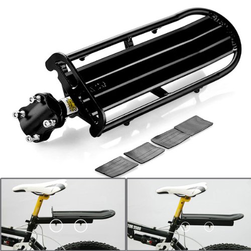 Mountain Cycling Bike Bicycle Extendable Rear Carrier Rack Seat