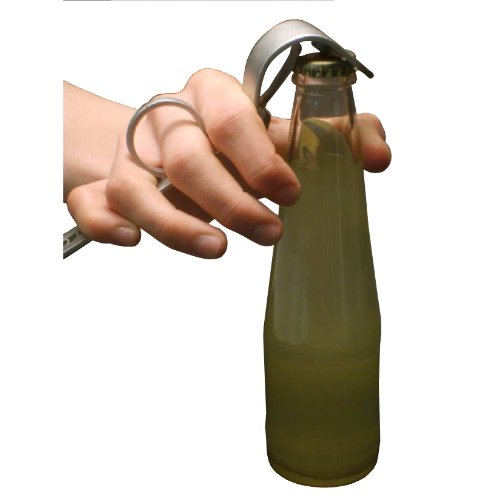 One Handed Bottle Opener