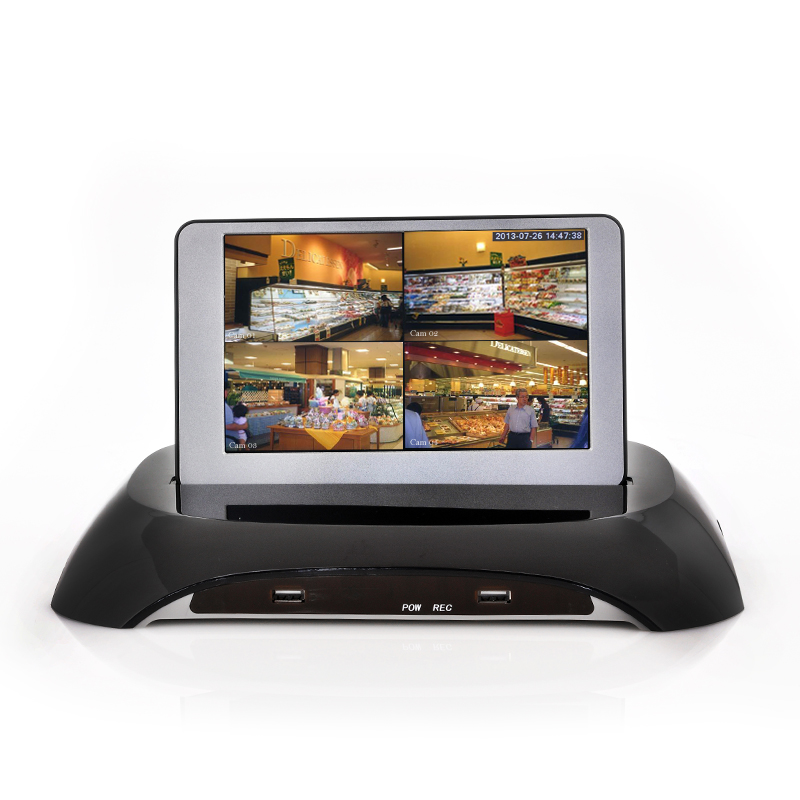 Surveillance System With 7 Inch Detachable LCD