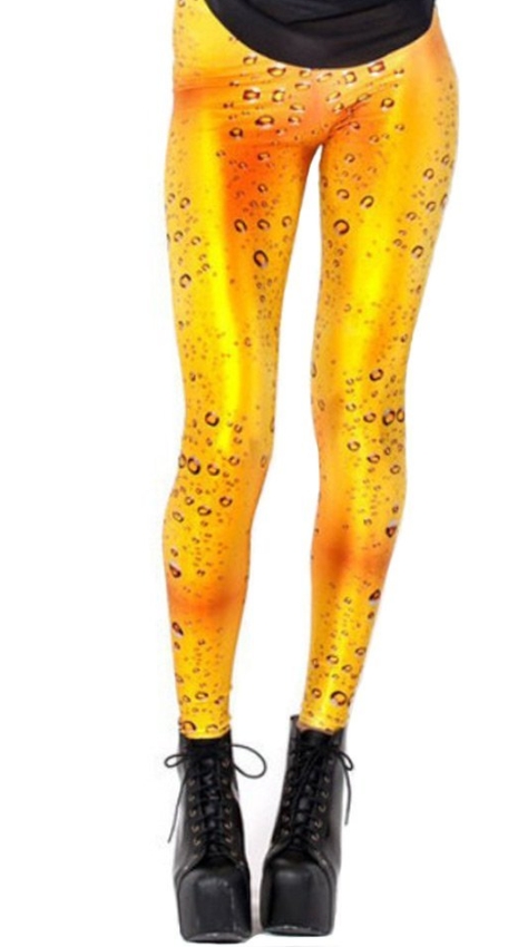 Beer Leggings Digital Print Pants
