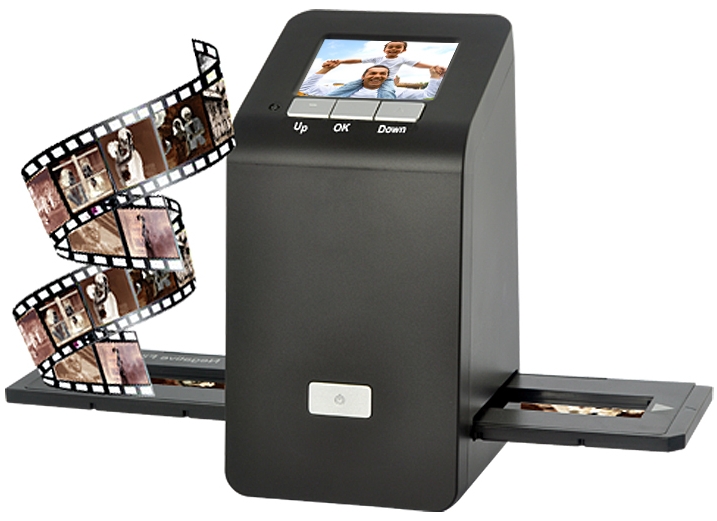 Film Slide Scanner - 9MP, 3 Inch LCD, TV Out