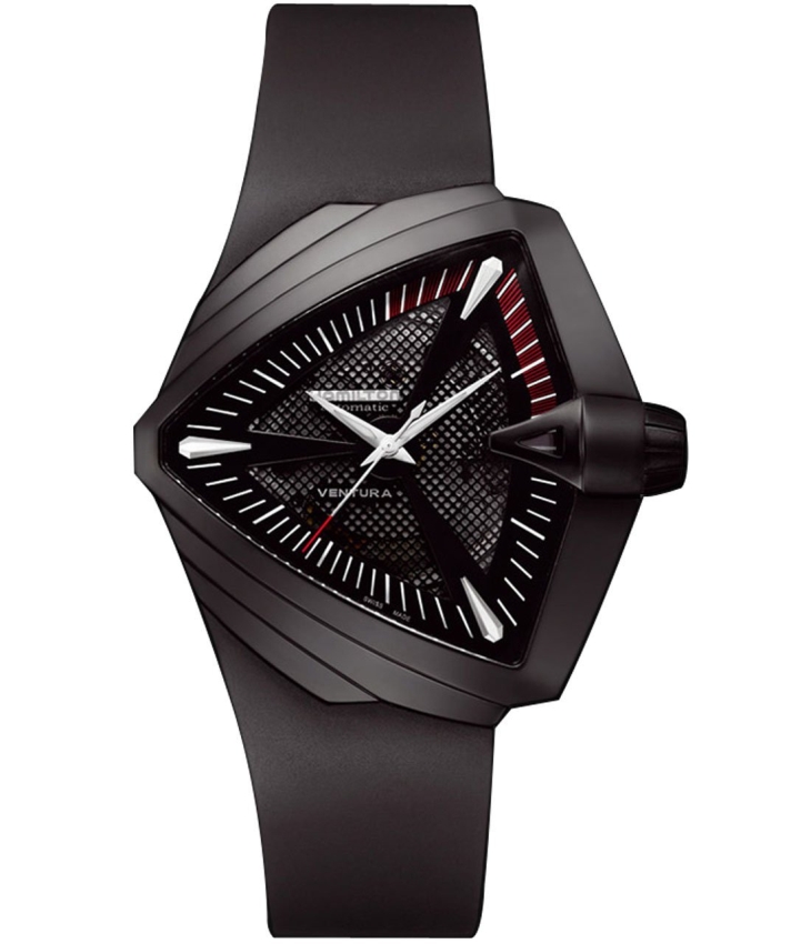 Hamilton Men's Ventura XXL Black Dial Watch