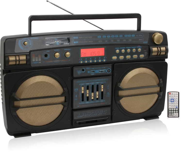 Limited Edition Portable Wireless Bluetooth Ghetto Blaster Boombox