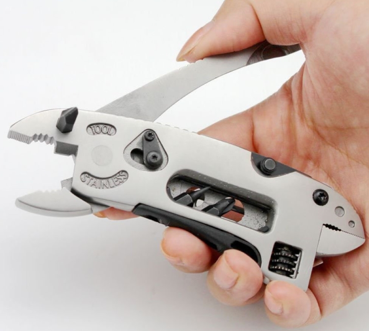 Multi Tool Set Adjustable Wrench Jaw Screwdriver