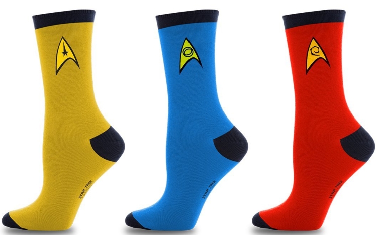 Star Trek Uniform Socks