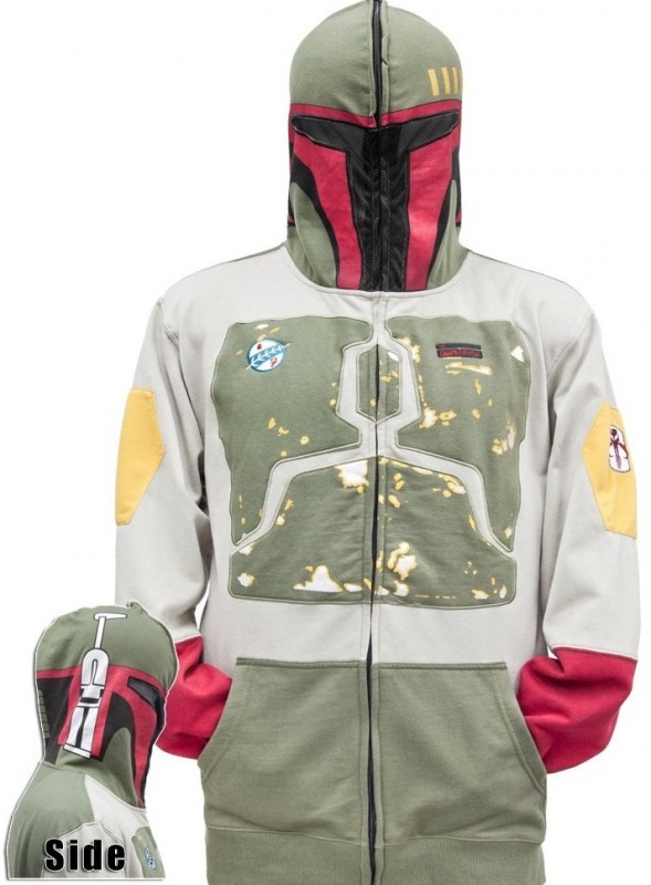 Star Wars Boba Fett Stripe Sweat à Capuche Zippé Pour Homme (M