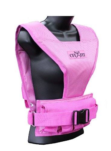 pink Adjustable Weighted Short Vest