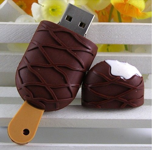 32GB Chocolate Swirl Ice Cream Bar USB Flash Drive