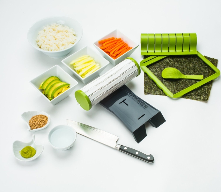 Complete Sushiquik Starter Sushi Kit with Rice Cooker
