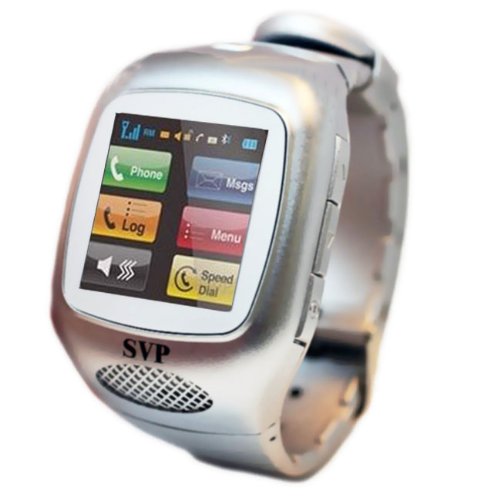 G13 (with Micro 4GB) Silver Camera GSM Quad-band Watch Phone