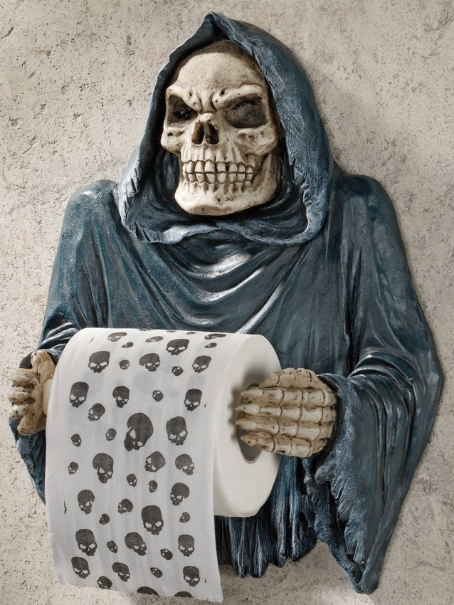 Grim Reaper Sculptural Bath Tissue Tyrant