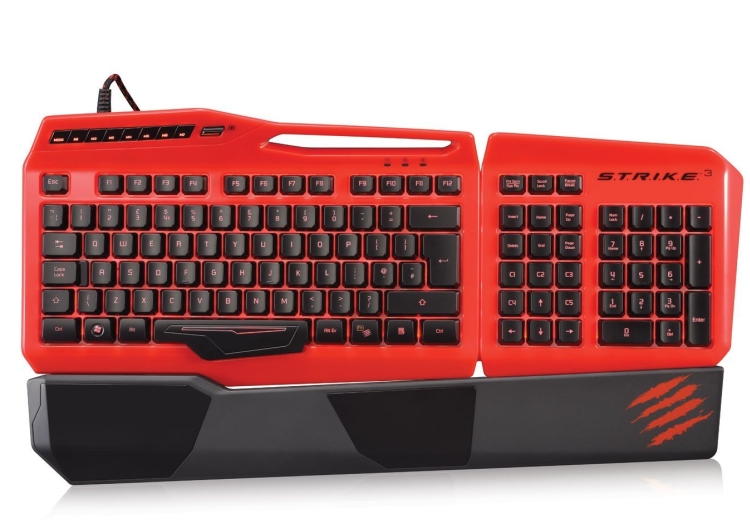 Mad Catz S.T.R.I.K.E. 3 Gaming Keyboard for PC