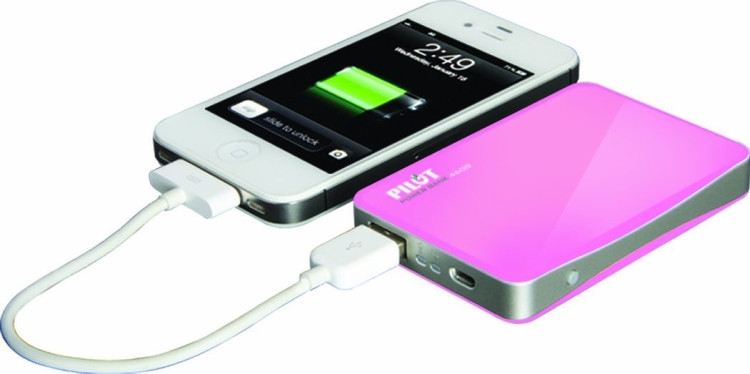 Pink 4000 mAh Powerbank Portable USB Charger