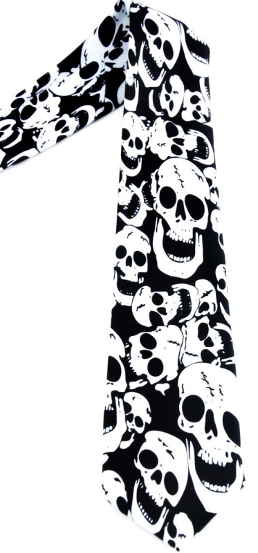 Skull Neck Tie