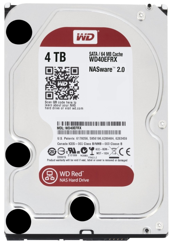 Western Digital 4 TB WD Red SATA III 5400 RPM 64 MB