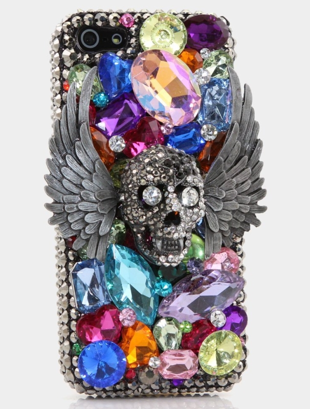 3D Swarovski Crystal Bling Case Cover for iphone 5 5S