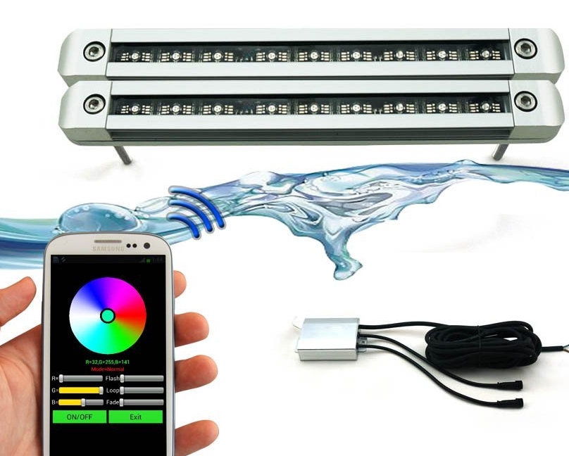 Android Operated Underwater LED Color Changing Kits