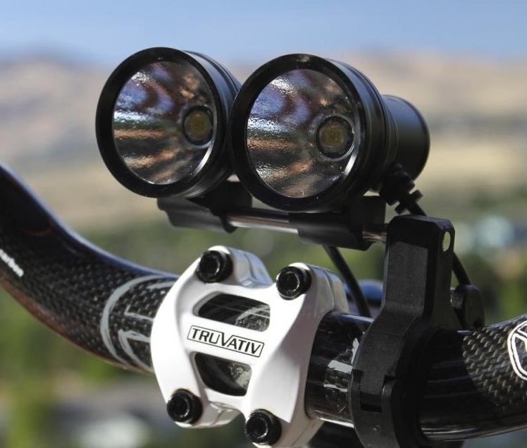 Dual Beam bicycle light kit