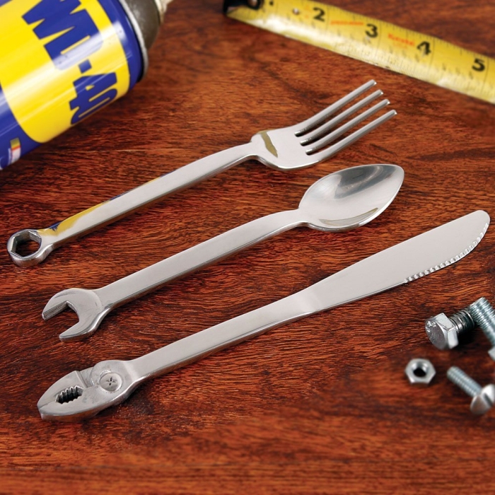 3-Piece Silverware Cutlery Set Knife Fork Spoon
