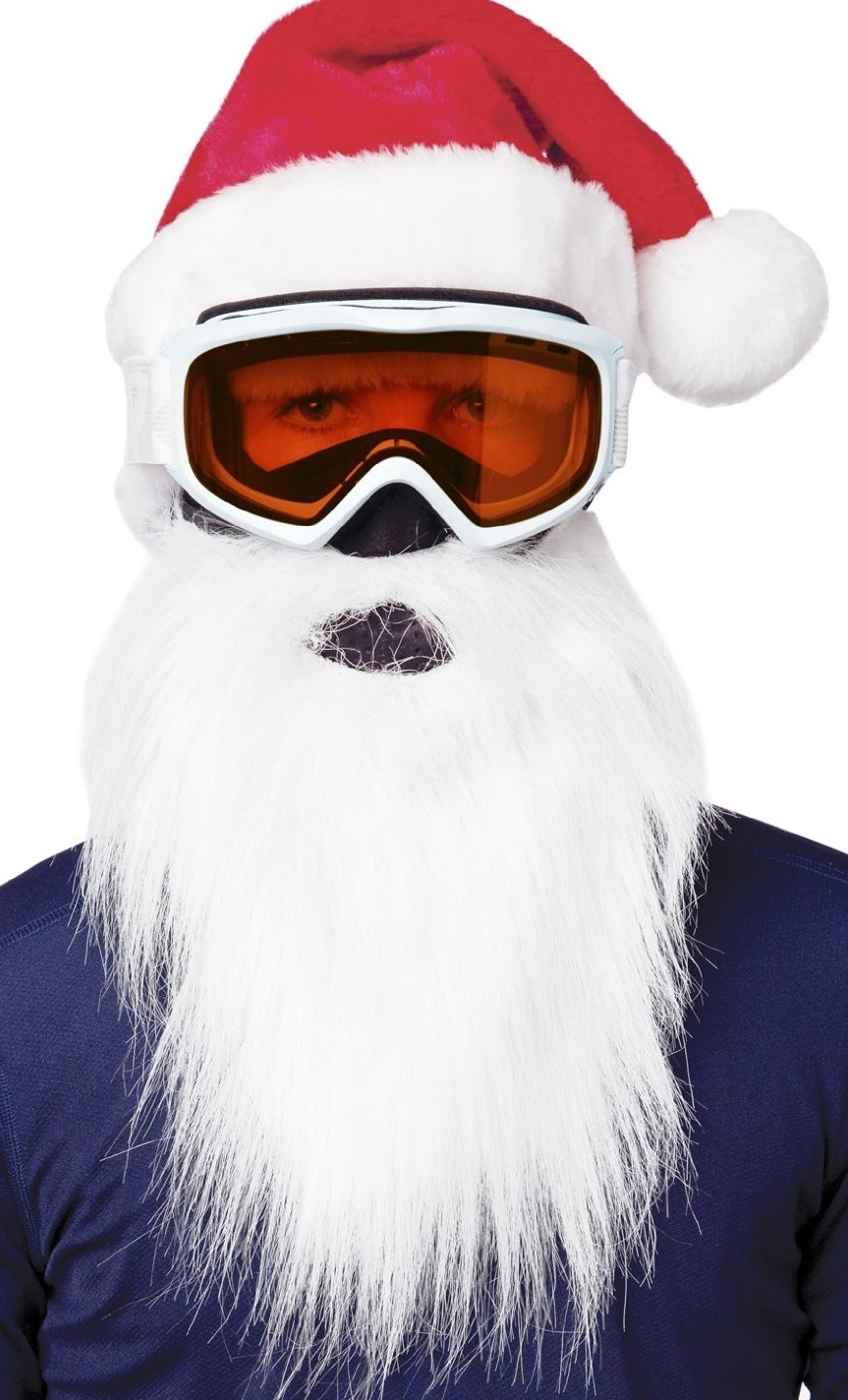 Beardski Mens Santa White Mask
