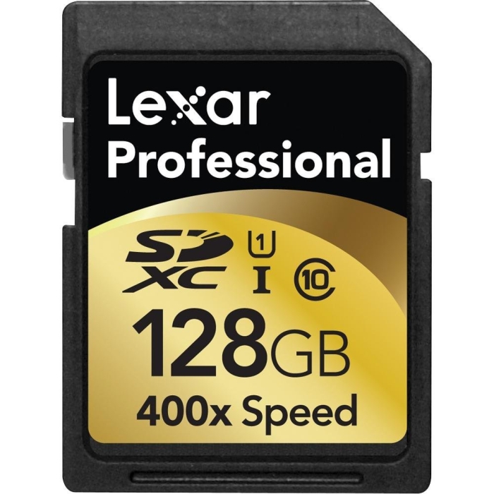Lexar Professional 400x 128GB SDXC UHS-I Flash Memory Card