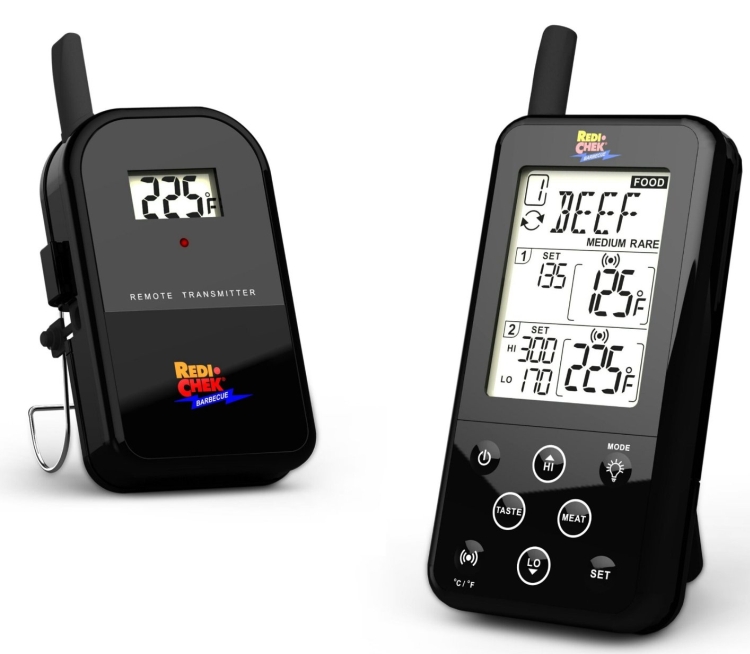 Long Range Wireless Dual Probe BBQ Smoker Meat Thermometer Set