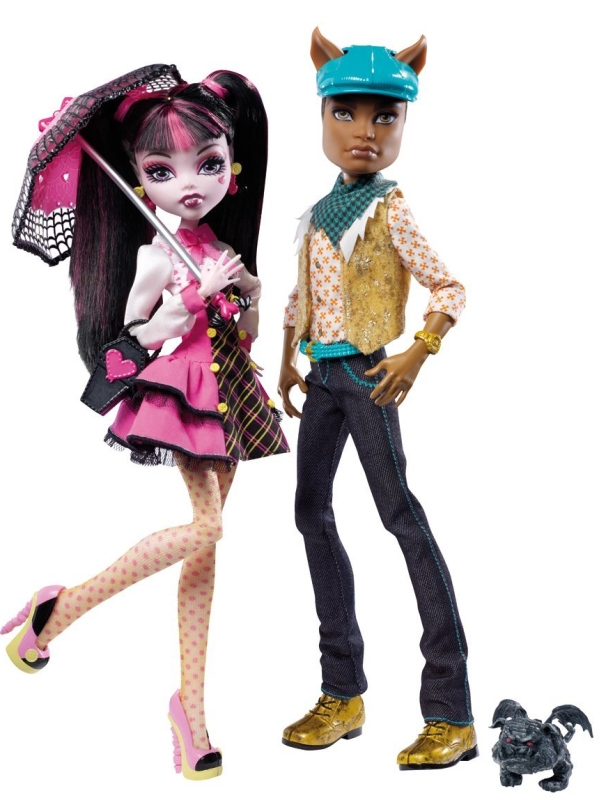Monster High Draculaura And Clawd Wolf Doll Giftset