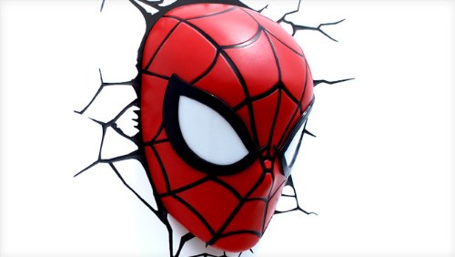 Spider-Man Mask 3D Deco Light