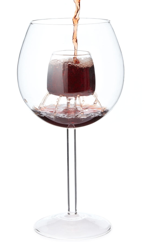 fountain aerating wine glasses