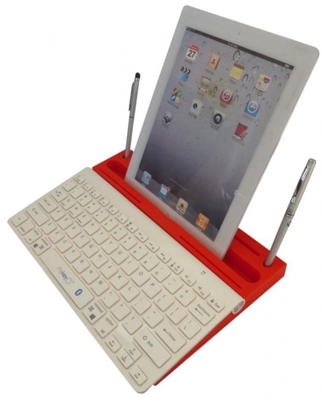 6 in ONE Bluetooth wireless keyboard Stand Organizer