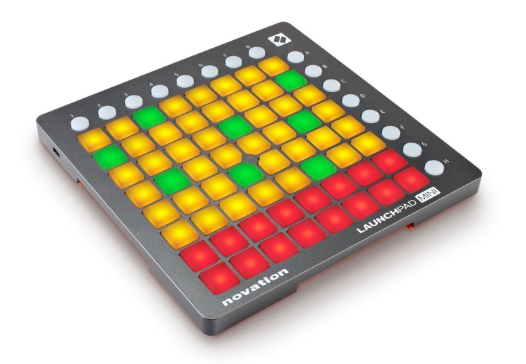 Launchpad Mini USB Midi Controller for Performing and Producing Music with iPad, Mac and PC