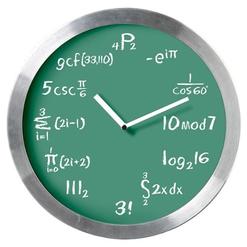 MATHEMATICAL EXPRESSIONS CLOCK