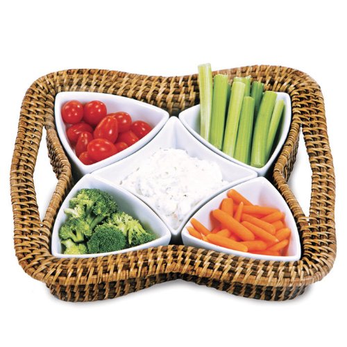 Picnic Plus Isis Divided Serving Dish for Home Entertaining