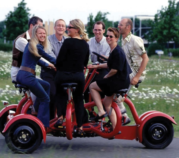 The Only Seven Person Tricycle