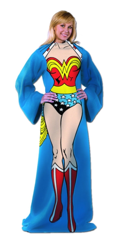 Wonder Woman Fleece Blanket Sleeves